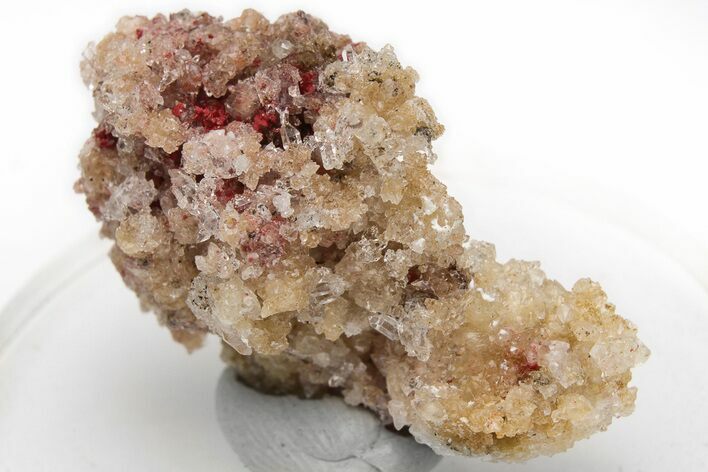 Quartz and Calcite with Metacinnabar Inclusions - Cocineras Mine #225079